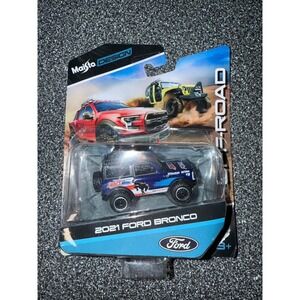 MaisTo 2021 Ford Bronco AMSOIL SEMA 2024 Exclusive New 1:64 Sealed!